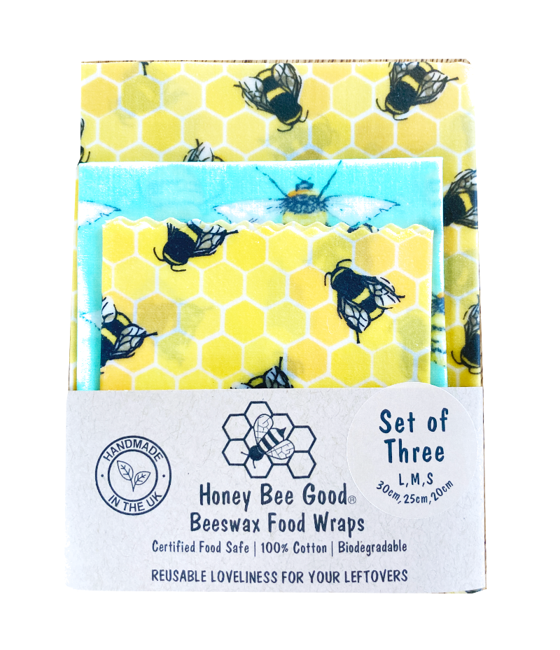 Bees on beeswax wraps