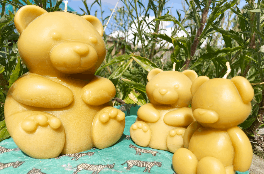 Natural Beeswax candles Somerset