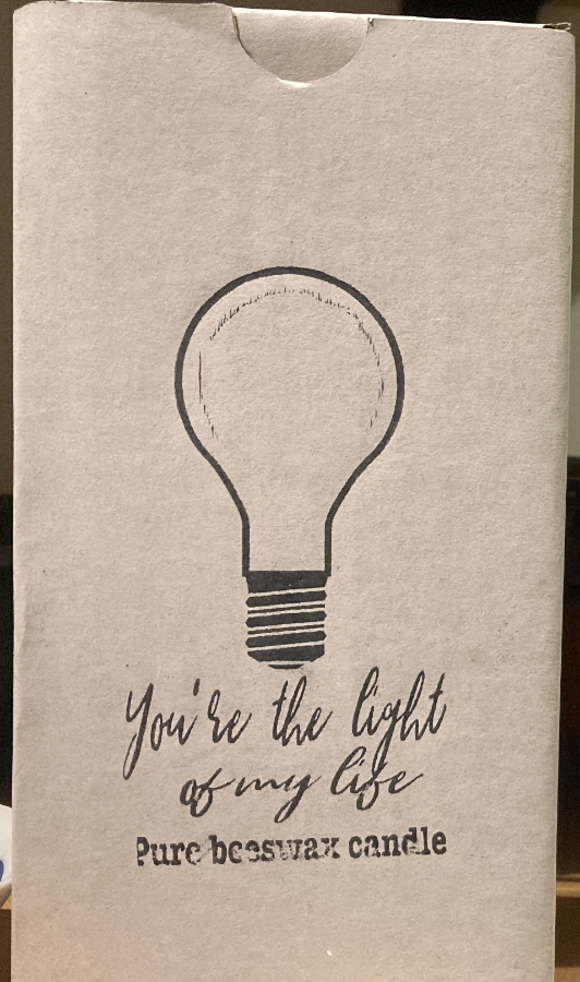 Beeswax lightbulb