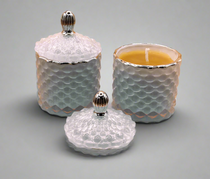 Luxury votive candles with lid