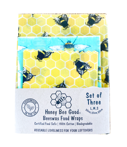 Bees on beeswax wraps