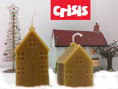 Load image into Gallery viewer, Crisis logo and house candle set 
