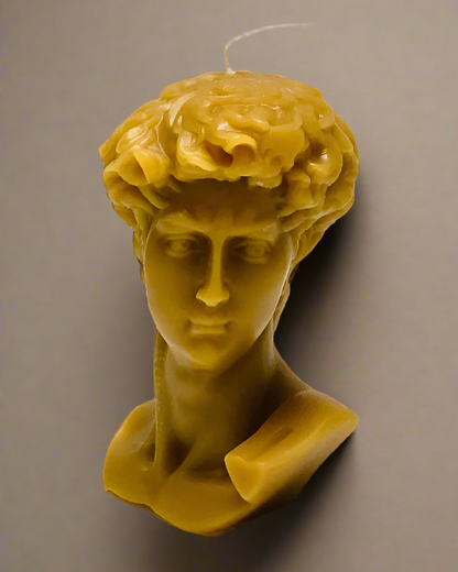 renaissance David candle