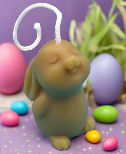 easter bunny candle