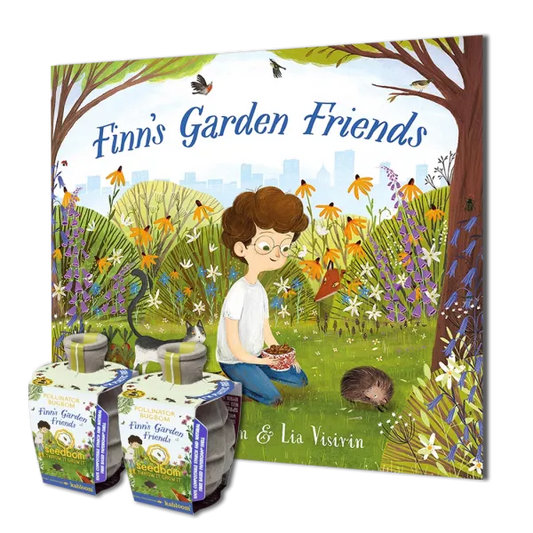 Finn’s Garden Friends Book and Seedbom set