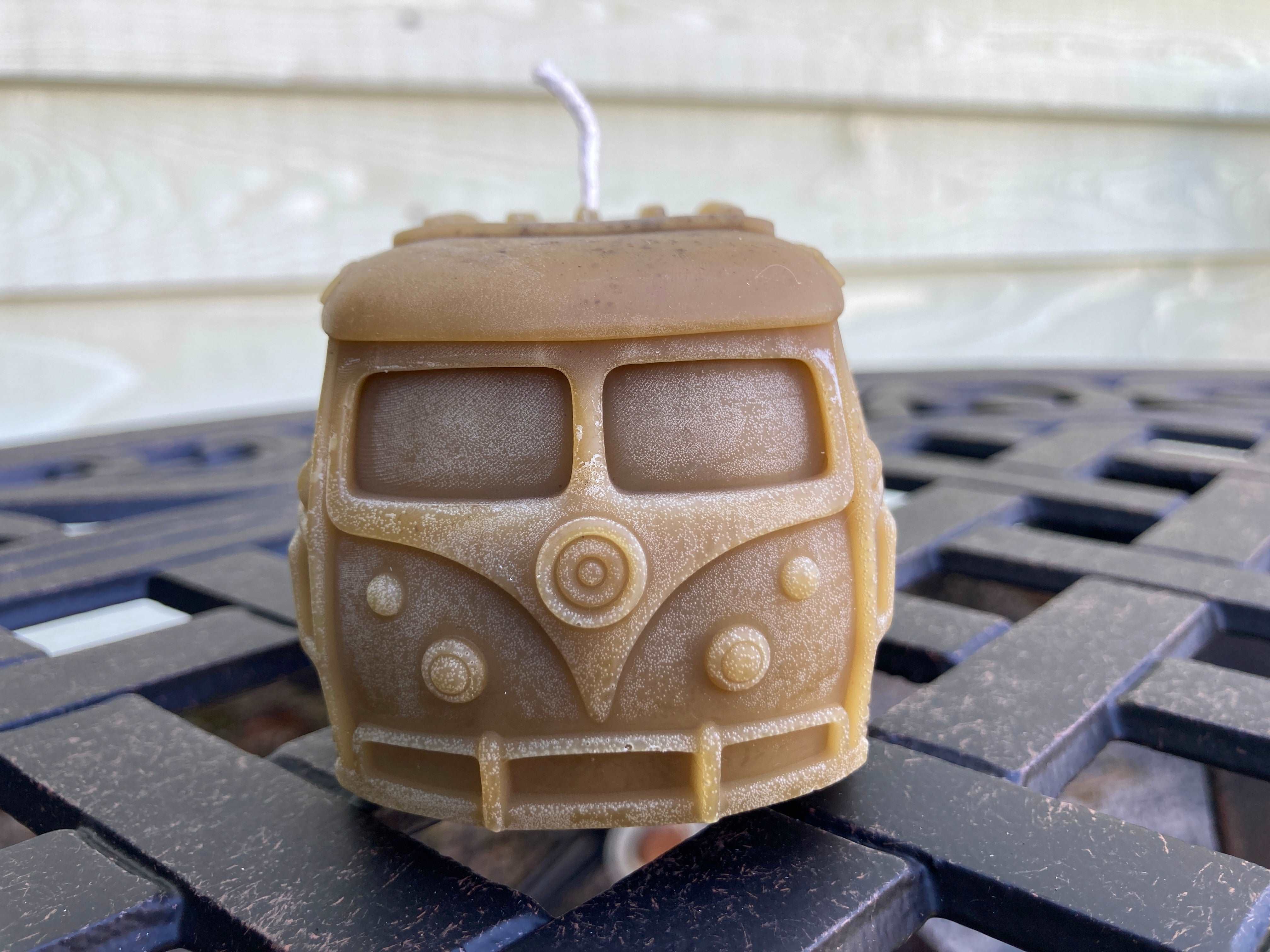 Cute camper van candle