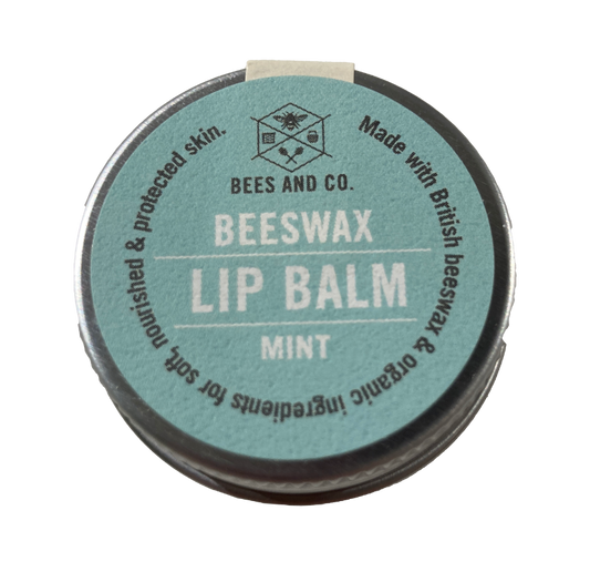 Organic mint lip balm