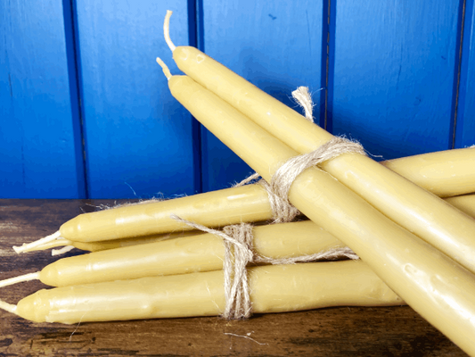 Traditional tapered candles