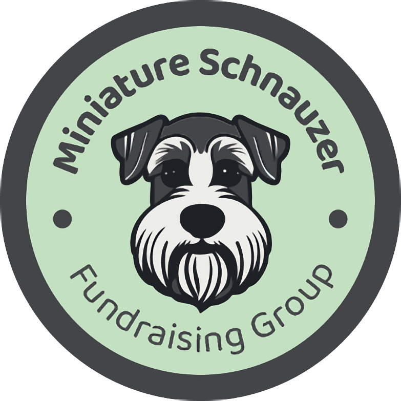 miniature schnauzers fundraising group logo