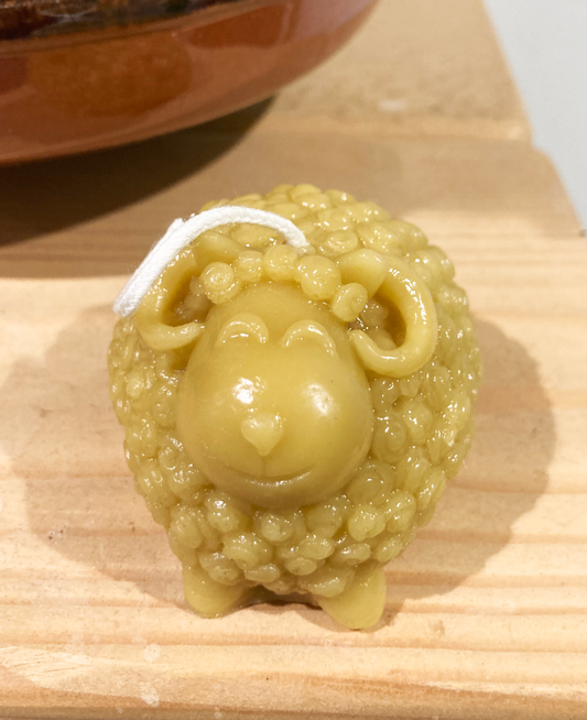 sheep novelty candle