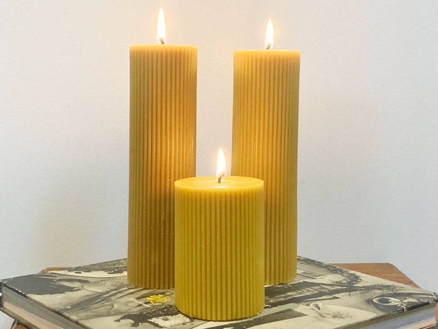 somerset beeswax candles, pure beeswax candles
