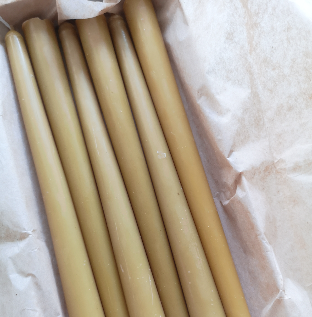 Tapered candles box of 6